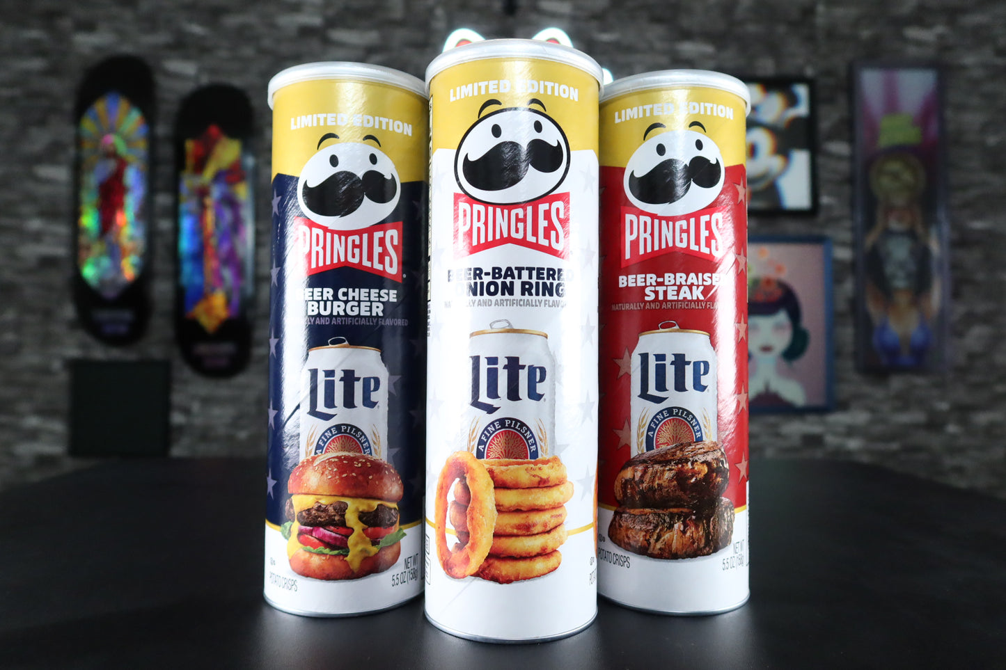 Pringles edición limitada Miller Lite (Pack de 3)