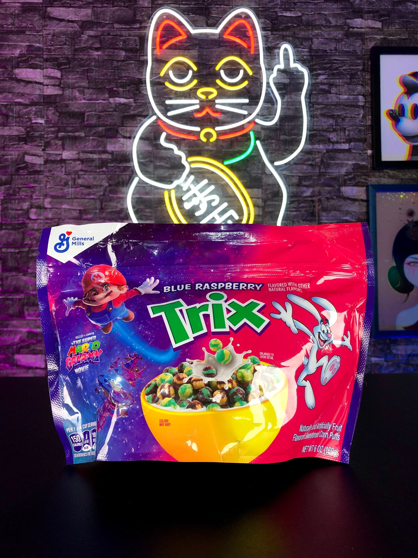 Cereal Trix edición Super Mario
