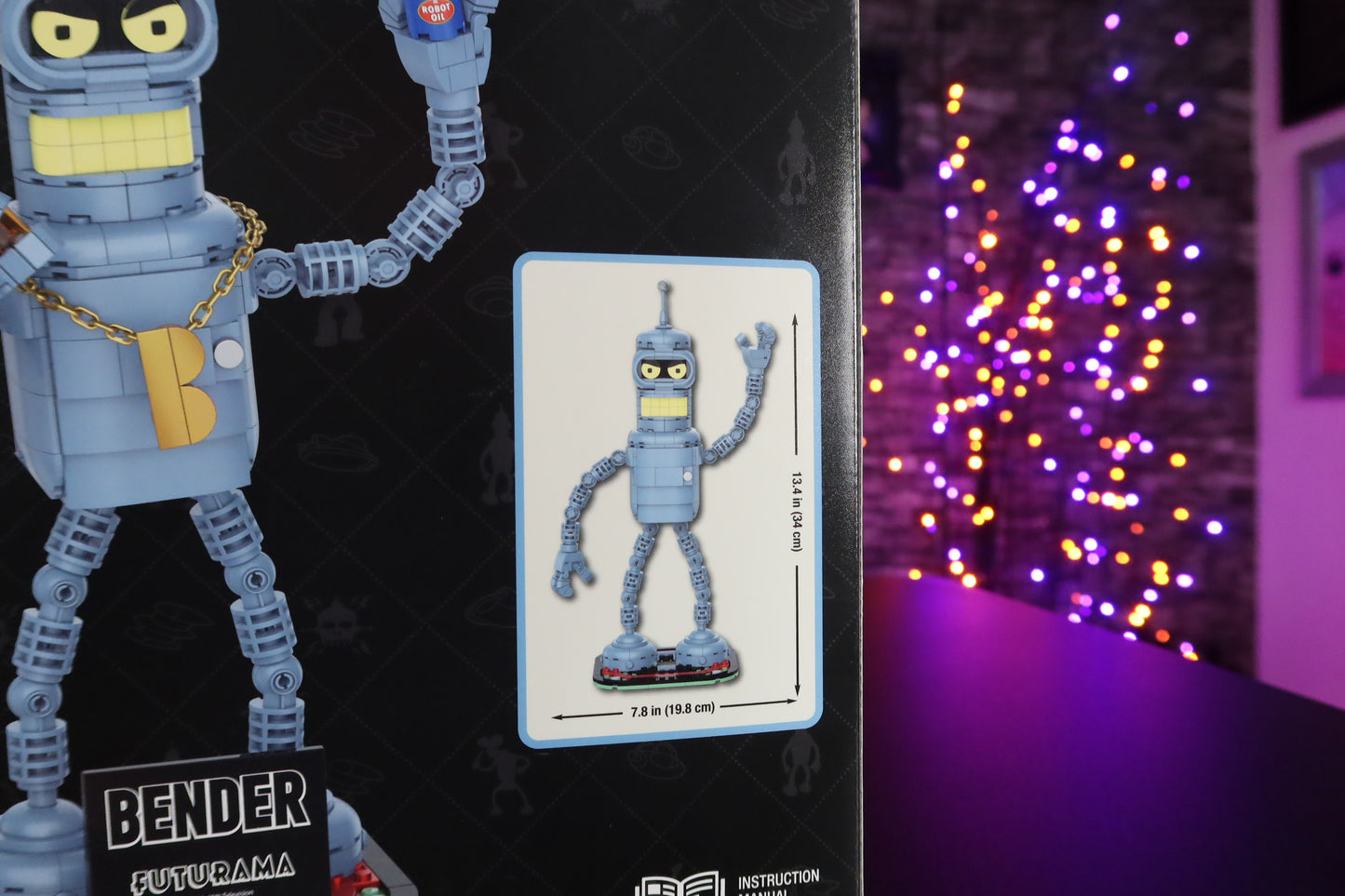 Bender de Futurama versión "lego"