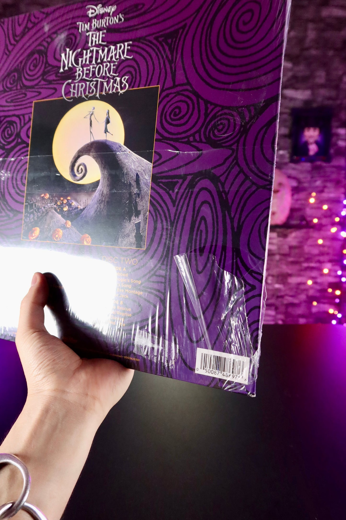 Disco de vinilo de la pelicula El Extraño Mundo de Jack