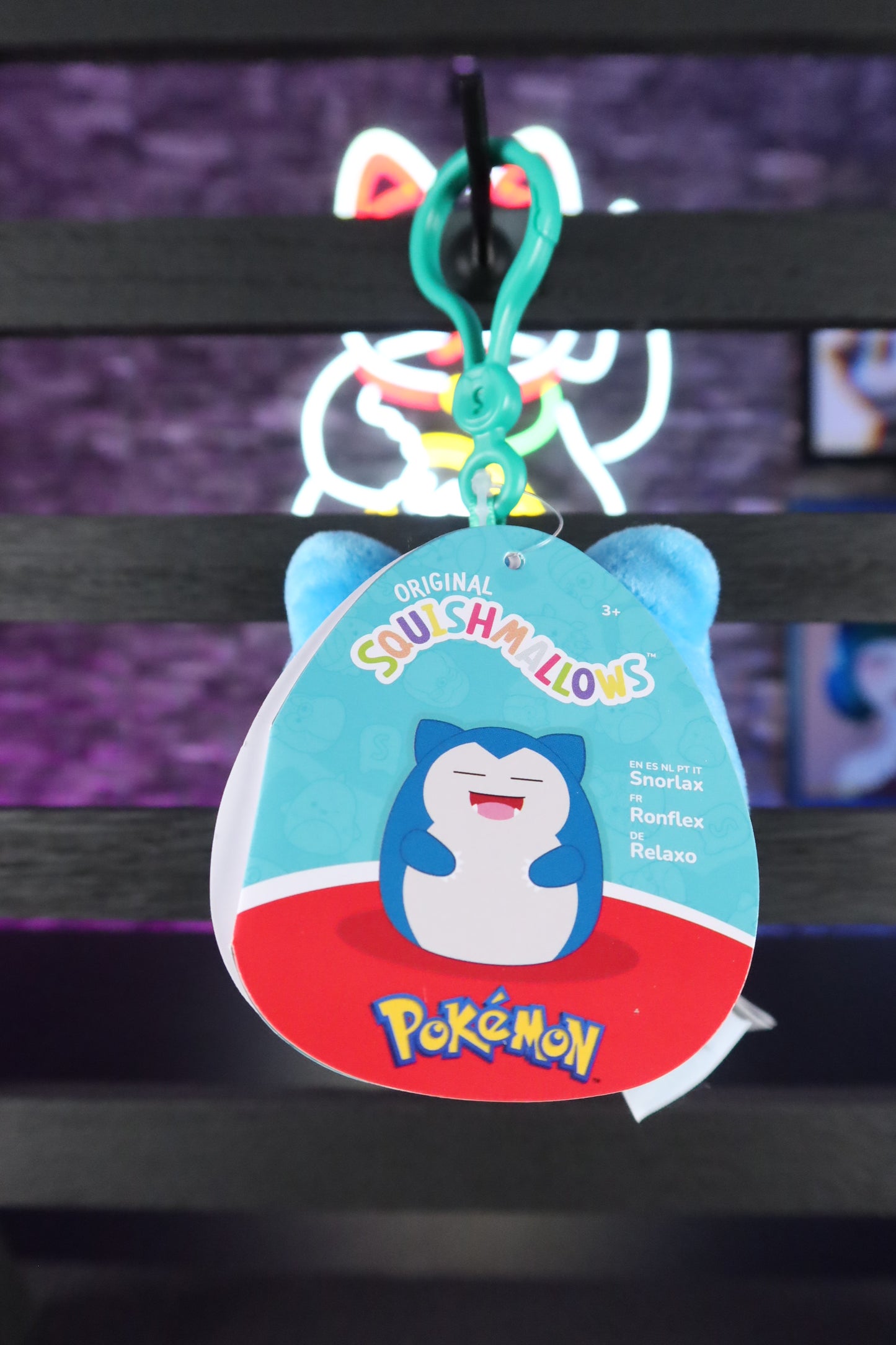 Mini peluche Squishmallow de Snorlax