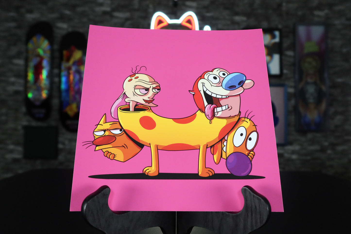Impresión "CatDog" por Alex Solis
