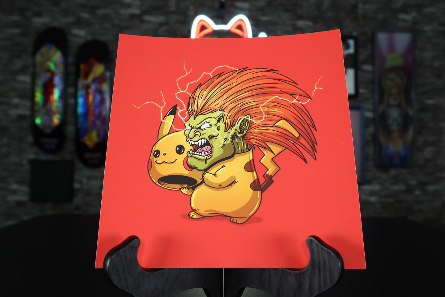 Impresión "Pikachu Umasked" por Alex Solis
