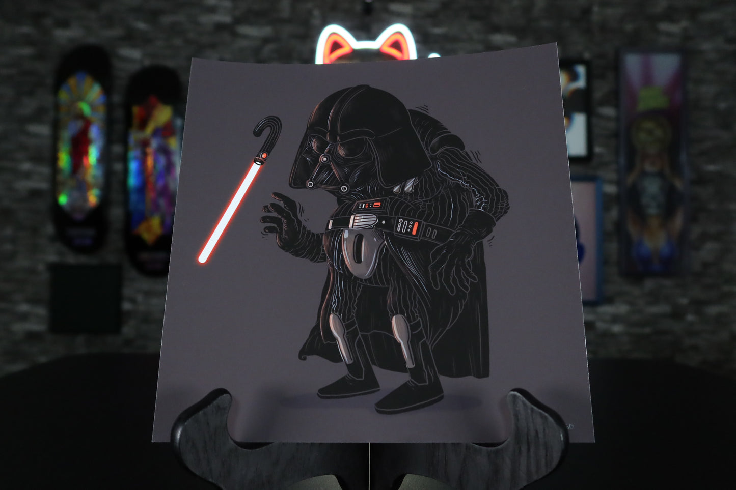 Impresión "Old Darth" por Alex Solis