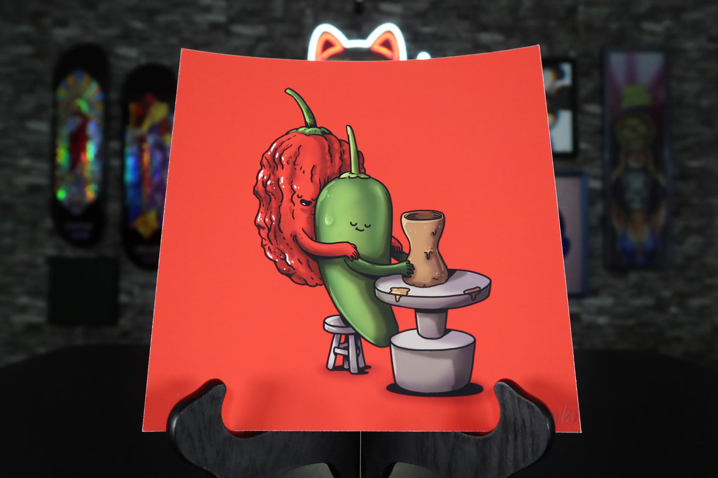 Impresión "Ghost Pepper" por Alex Solis