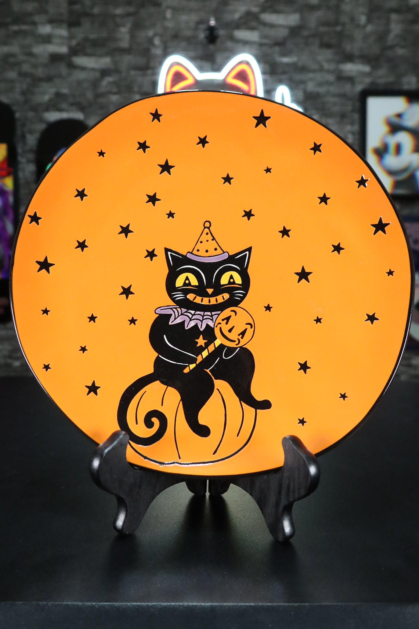Plato "Halloween Cat"