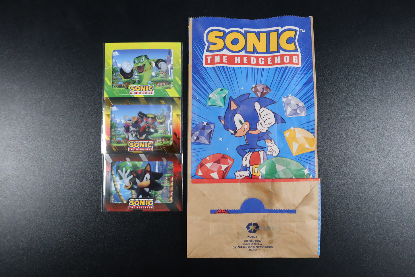 Cartas “Sonic the Hedgehog” (sin abrir)