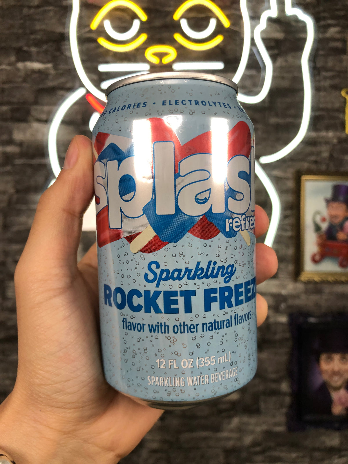 Agua "SPLASH" sabor Rocket Freeze