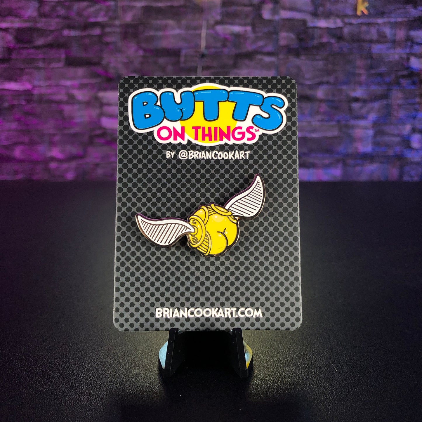 Snitch Dorada Pin