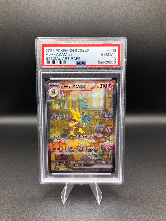 Alakazam ex #203 PSA 10 (Japonesa)