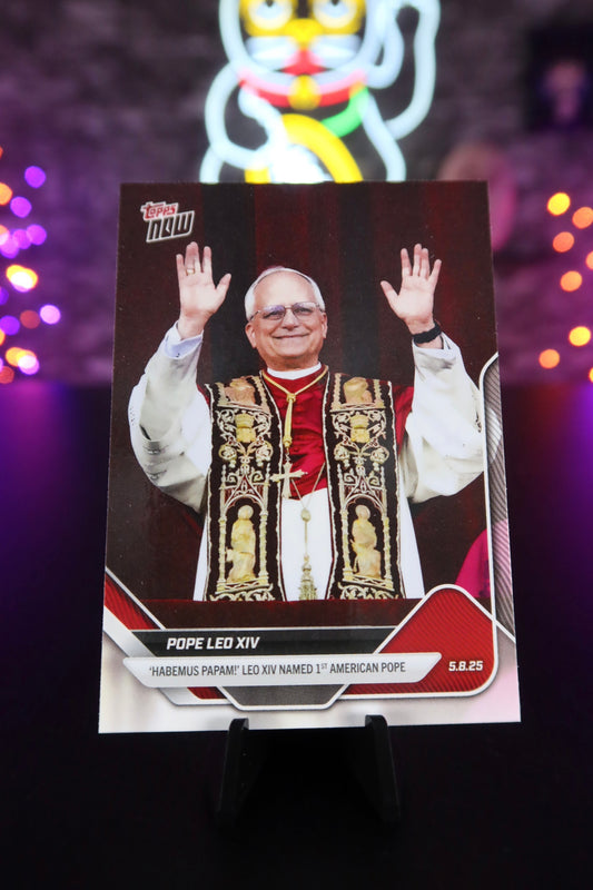 Carta Papa Leo XIV de TOPPS 2025
