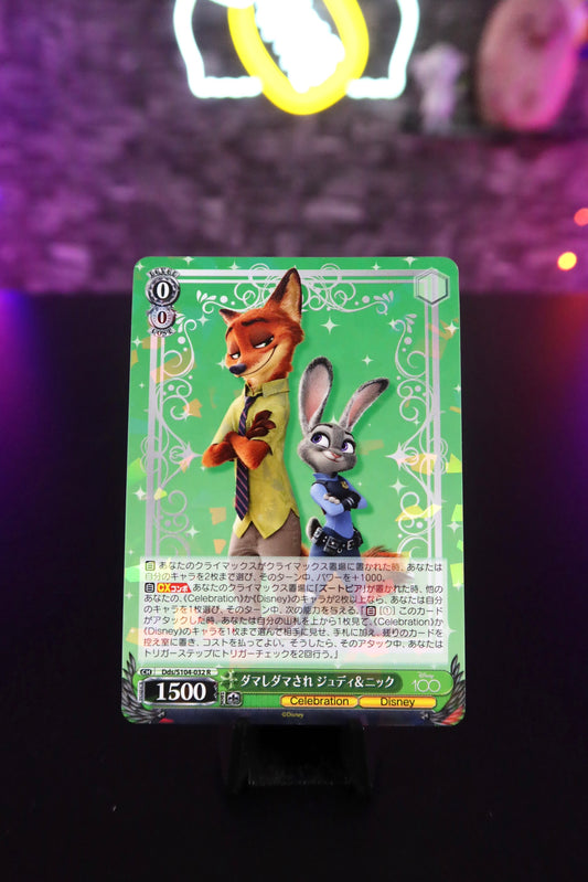 Carta "Nick y Judy" de Disney 100 Years of Wonder