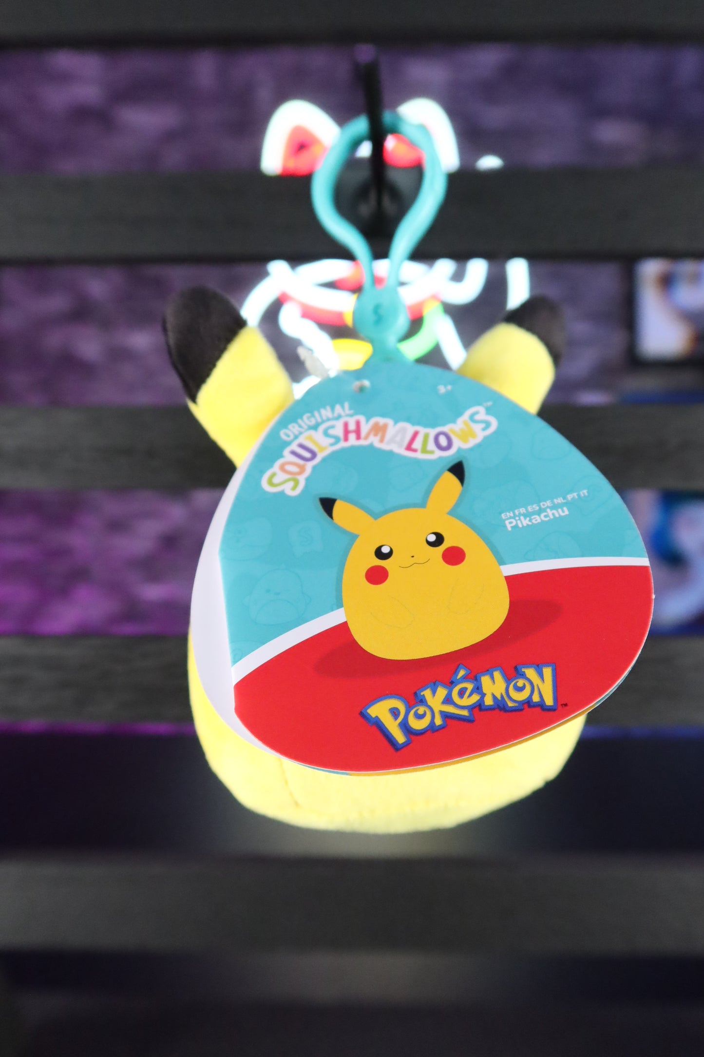 Mini peluche Squishmallow de Pikachu