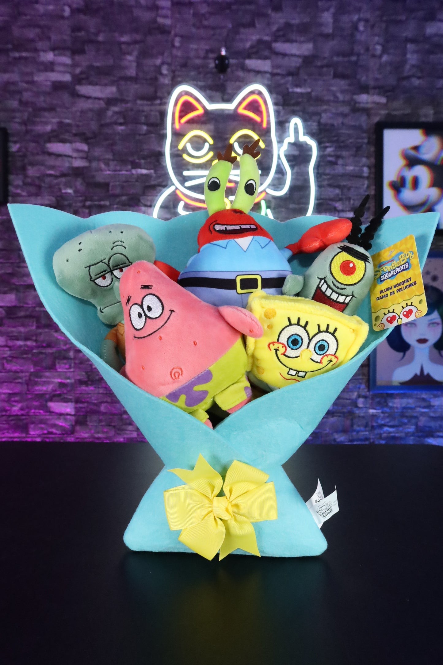Ramo de peluches de Bob Esponja