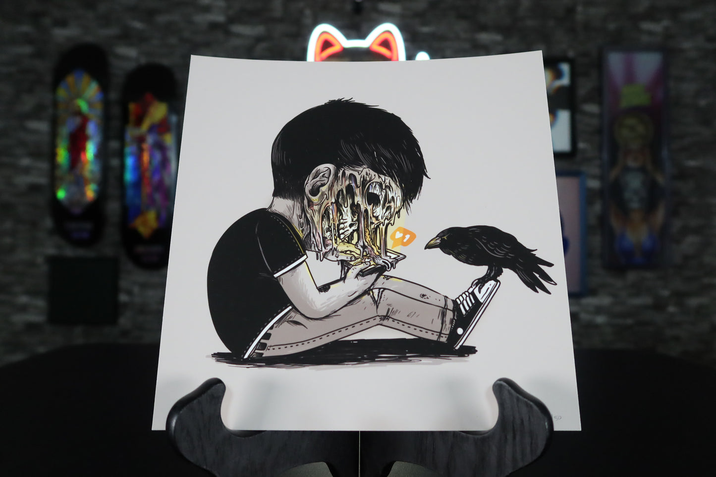 Impresión "Digital Death" por Alex Solis