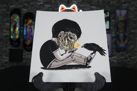 Impresión "Digital Death" por Alex Solis