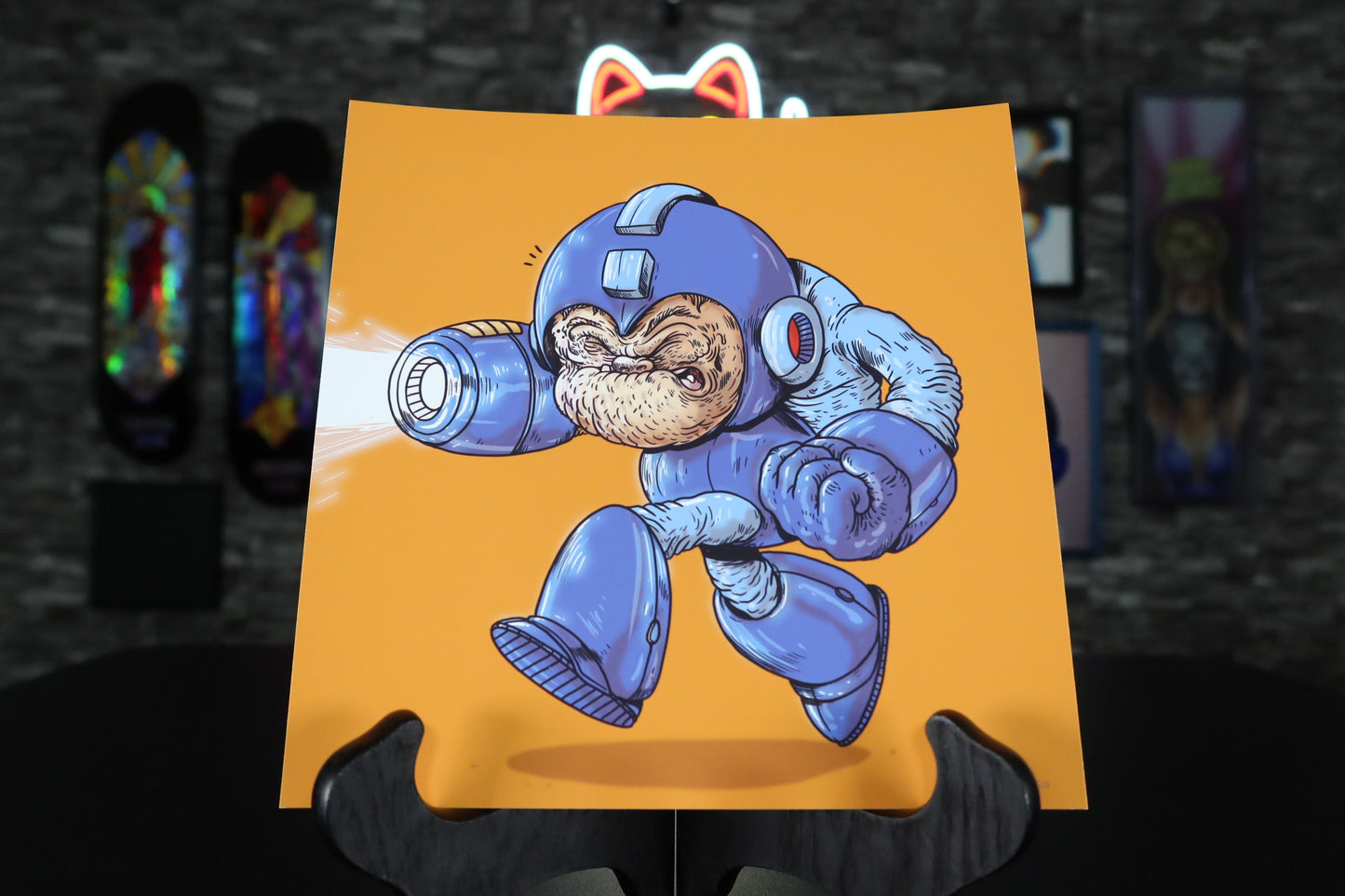 Impresión "Old Mega Man" por Alex Solis