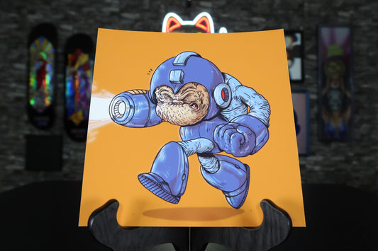 Impresión "Old Mega Man" por Alex Solis