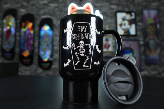 Termo Taza de Viaje "COFFIN-ATED"