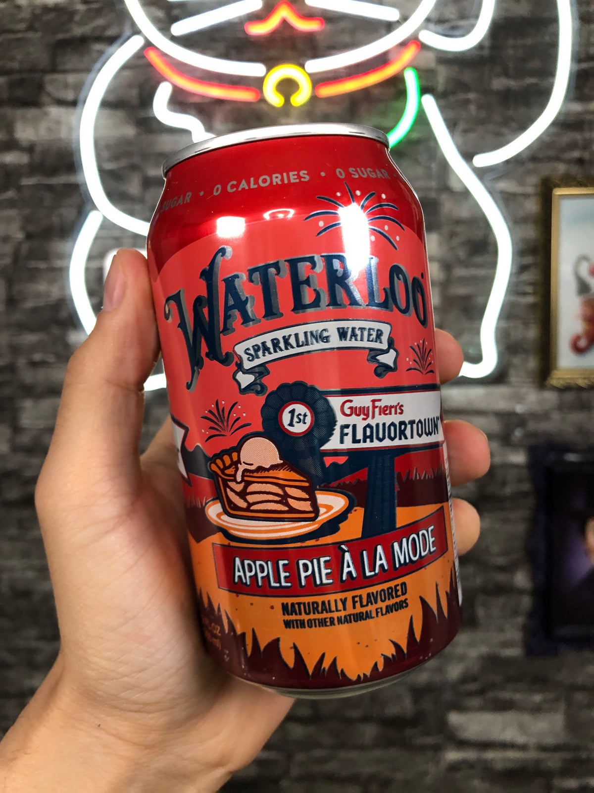 Agua "Waterloo" sabor Apple Pie A La Mode