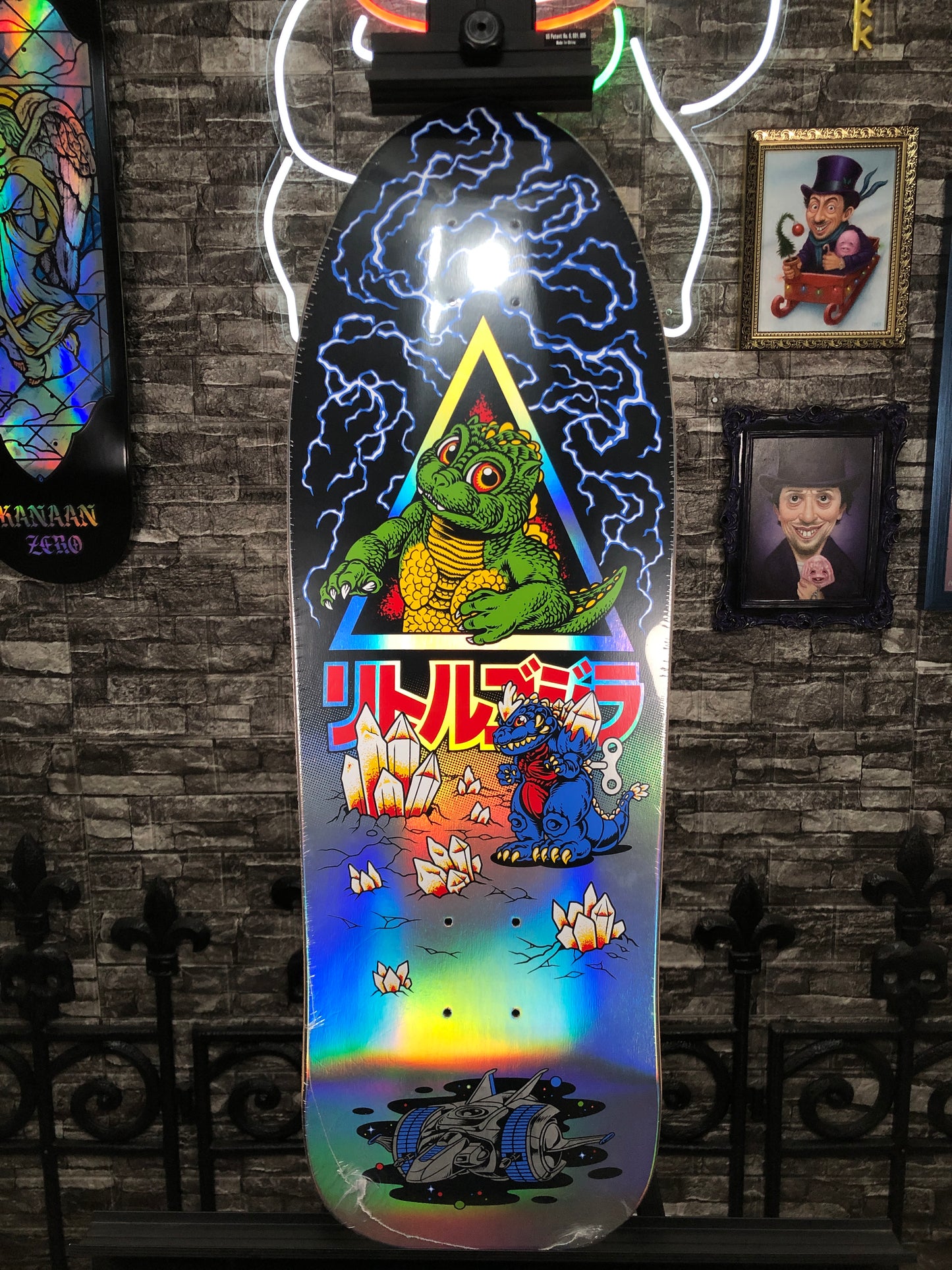 Patineta Santa Cruz / Godzilla (Jr. Natas)