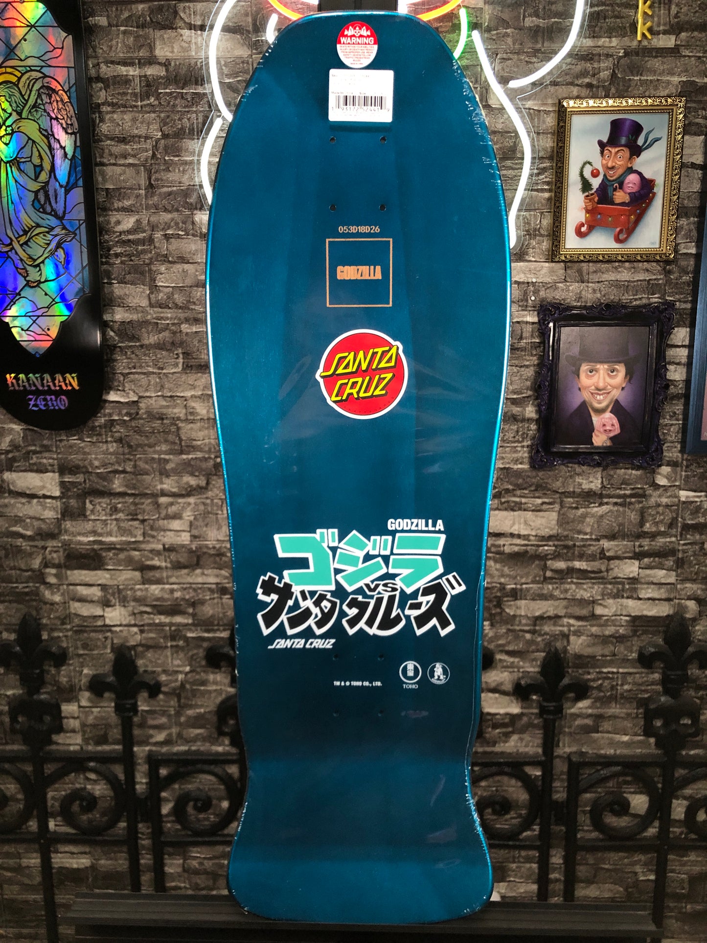 Patineta Santa Cruz / Godzilla (Kaiju Roskopp)